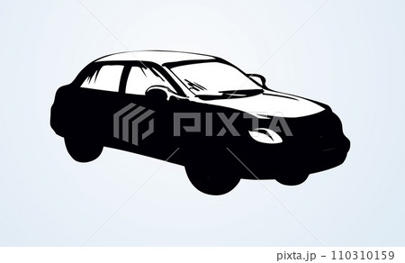Taxi. Vector drawing 110310159