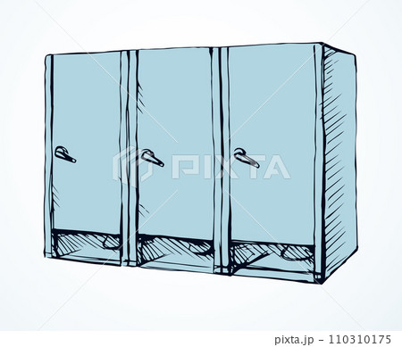Toilet. Vector drawing 110310175