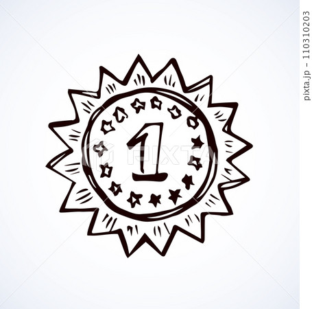 Medal. Vector drawing Medal. Vector drawing 110310203