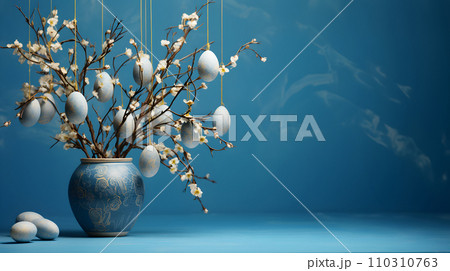 Minimalistic Easter still life. Minimalistic Easter still life. 110310763
