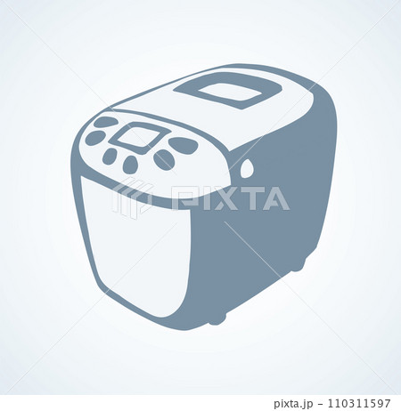 Bread machine. Vector drawing Bread machine. Vector drawing 110311597