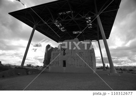 Casa Grande National Monument monochrome 110312677