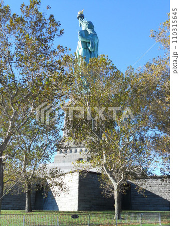 自由の女神の後ろ姿。 110315645