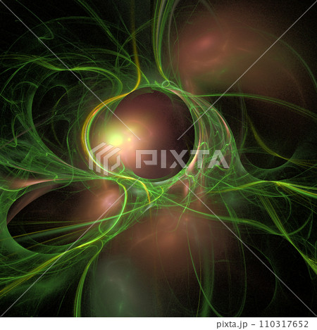 abstract yellow-green pattern on a black background, design, background abstract yellow-green pattern on a black background, design, background 110317652