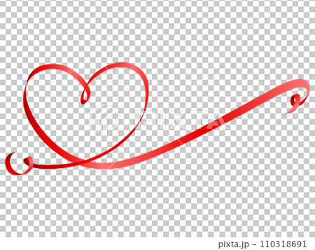 Heart mark love ribbon Heart mark love ribbon 110318691