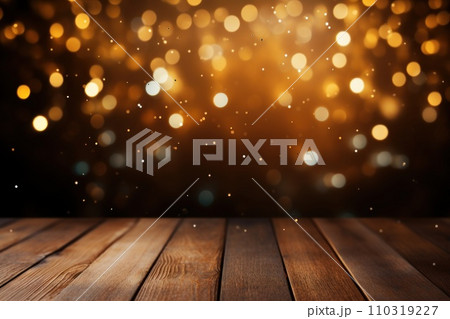 AI-generated content. Happy New Year Celebration Sparkles. Generative AI 110319227