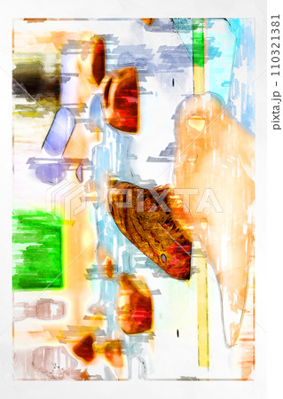 スケッチ風 ボルダリング ボルダリングウォール 壁 木製 ホールド クライミングジム ボルダリングジ 110321381