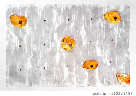 スケッチ風 ボルダリング ボルダリングウォール 壁 木製 ホールド クライミングジム ボルダリングジ 110321457