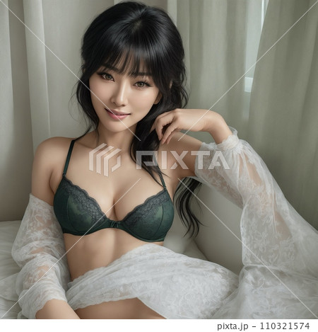 ランジェリーの女性 ランジェリーの女性 110321574