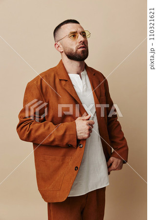 Model attractive handsome person caucasian casual young men background men fashionable stylish Model attractive handsome person caucasian casual young men background men fashionable stylish 110321621