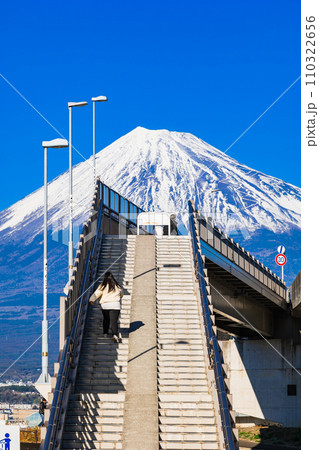 外国人に人気のインスタスポット　富士山夢の大橋 110322656