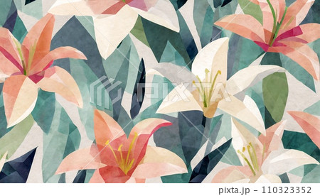 lily, watercolor flower background image, 16:9 widescreen wallpaper lily, watercolor flower background image, 16:9 widescreen wallpaper 110323352