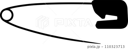 安全ピンのアイコン、透明背景 110323713