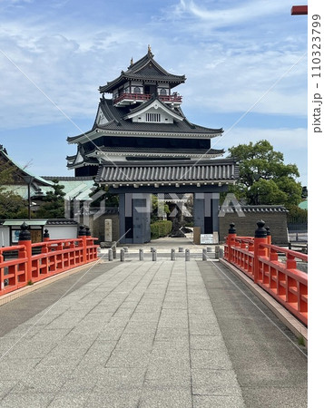 清洲城本丸、美しい風景、和を感じる 清洲城本丸、美しい風景、和を感じる 110323799