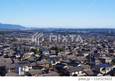 高台から見渡す住宅団地《三重県 四日市市 桜台》 110323822