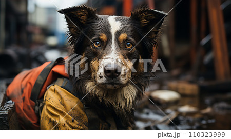 災害救助犬・警察犬・レスキュードッグ 110323999