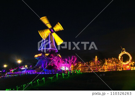 土浦市「霞ヶ浦総合公園」のイルミネーション 110326263
