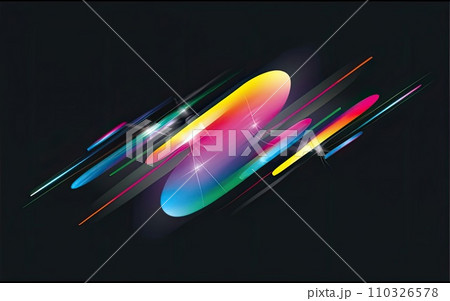 Glittering prism light background of gradation  110326578