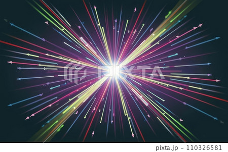 Glittering prism light background of gradation  110326581
