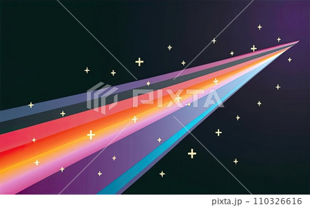 Glittering prism light background of gradation  110326616