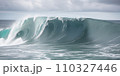 大海原の巨大津波　generative AI	 110327446