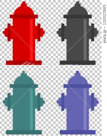用於撲滅火災和其他緊急情況的消防栓的插圖 110327683