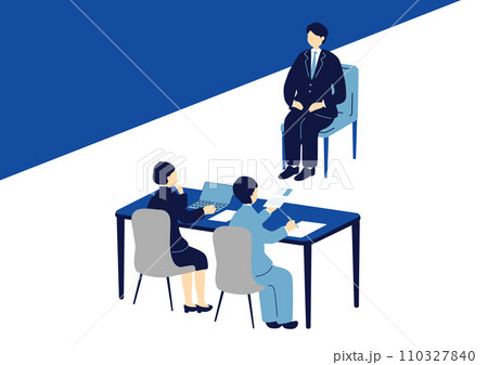 ビジネスシーン　面接 110327840