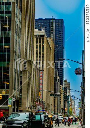 ニューヨークの街並み 110328510
