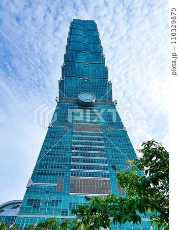 台北101。台湾台北市信義区にある超高層ビル。 110329870