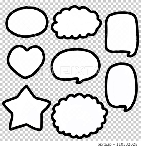 各種氣球的插圖 各種氣球的插圖 110332028