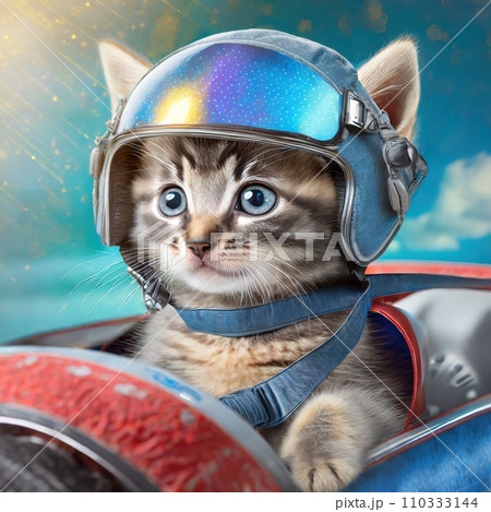 冒険へのいざない　宇宙飛行士の子猫 110333144