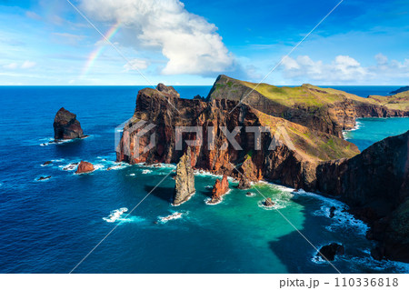 Landscape with Ponta de Sao Lourenco, Madeira Island, Portugal 110336818