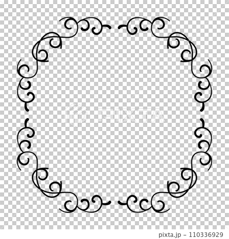 Luxury frame black 110336929