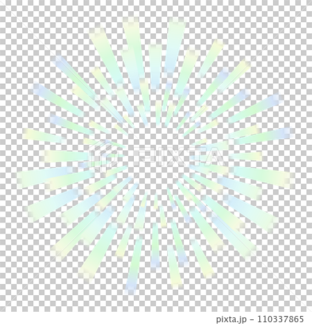 絢麗的淡綠色集中線條如煙火 110337865