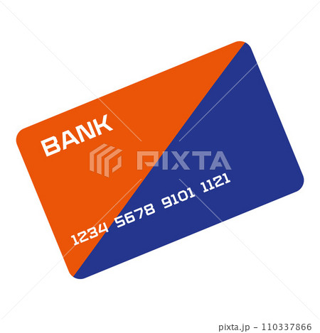 Flat design credit card template. Vector Cartoon illustration isolated on white. Design element, Finance concept, Online payment. Business equipment, E-commerce object for Paying. Flat design credit card template. Vector Cartoon illustration isolated on white. Design element, Finance concept, Online payment. Business equipment, E-commerce object for Paying. 110337866