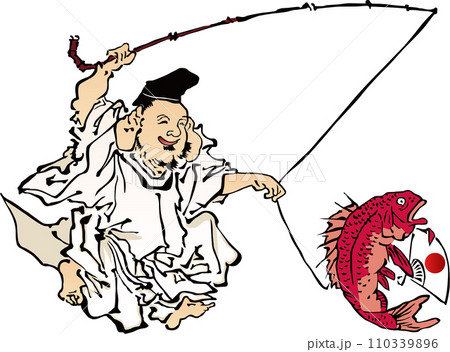 浮世絵　七福神　その35 110339896