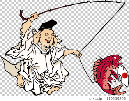 浮世絵　七福神　その35 110339896