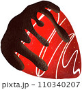 a pair of red shoes 110340207
