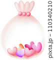 pink piggy bank with heart 110340210