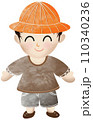 cute little boy in helmet 110340236