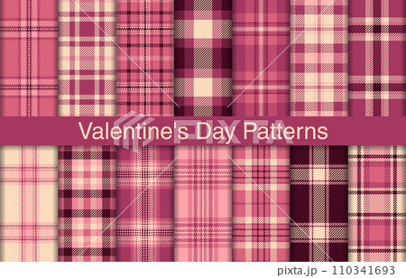 Valentines day trendy textile design of check textured material for shirt, dress, suit, wrapping paper print, invitation blank. Valentines day trendy textile design of check textured material for shirt, dress, suit, wrapping paper print, invitation blank. 110341693