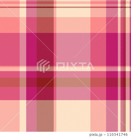 Texture plaid fabric of pattern tartan background with a vector check textile seamless. 110341746