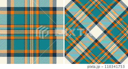 Fabric texture tartan of pattern vector plaid with a background seamless textile check. Fabric texture tartan of pattern vector plaid with a background seamless textile check. 110341753