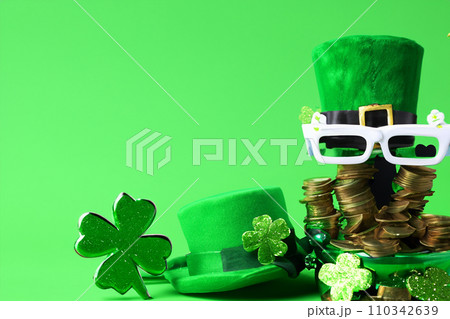 Saint Patrick's day. Template Design Poster on St. Patrick's Day. 3rd effect club. Simple banner for site, store, magazine promotions. Poster with place for your text. March 17. 2024 Saint Patrick's day. Template Design Poster on St. Patrick's Day. 3rd effect club. Simple banner for site, store, magazine promotions. Poster with place for your text. March 17. 2024 110342639