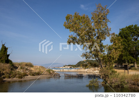 Sea bay, Corfu, Greece 110342780