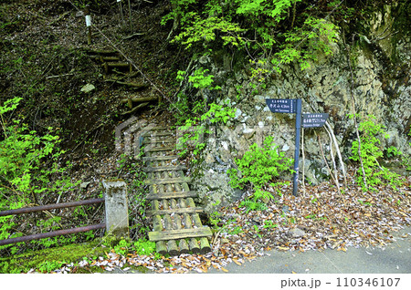 丹沢山地の丹沢山　本谷林道出合の登山口 110346107