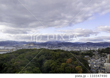 広島市南区出島から見た広島市西区 広島市南区出島から見た広島市西区 110347490
