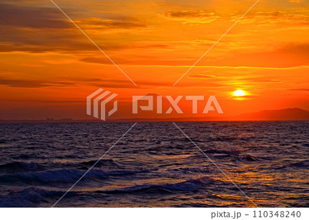 金谷港夕景 金谷港夕景 110348240