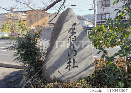 京都府宇治市　源氏物語宇治十帖手習の古蹟 110348367