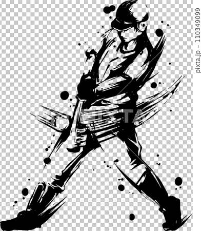 バッティング 110349099